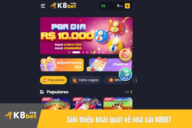 Giới thiệu khái quát về nhà cái K8BET